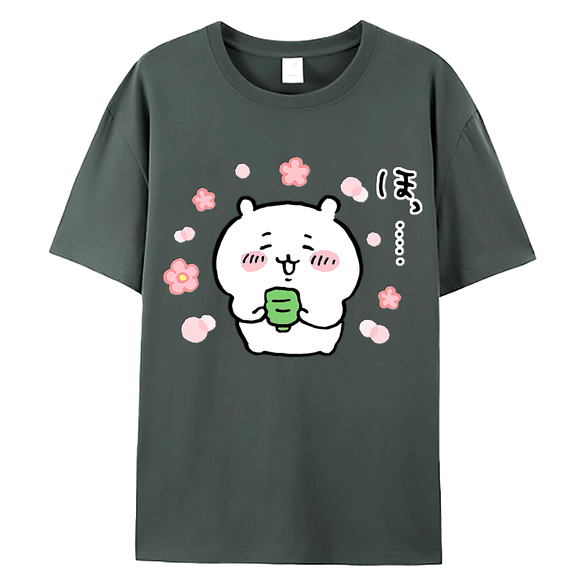 （画像用） ちいかわ ちいかわ Chii-kawa chiikawa 綿100％ メンズ半袖Tシャツ｜肌触りやわらか＆通気性